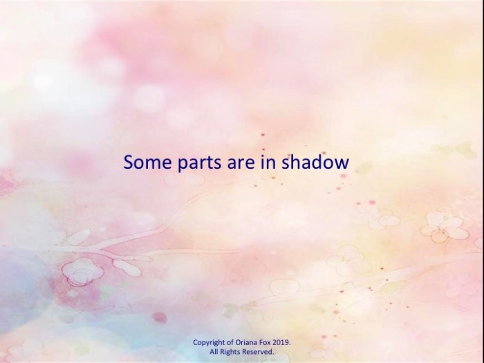 Some parts are in shadow.